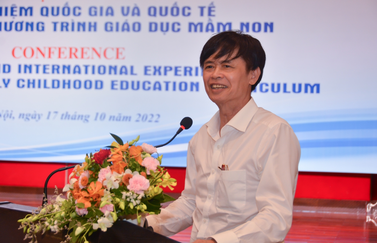 Ông Nguyễn Bá Minh, Vụ trưởng Vụ Giáo dục mầm nonụ giáo dục mầm non (Bộ GD-ĐT) đánh giá về việc thực hiện Chương trình giáo dục mầm non hiện hành