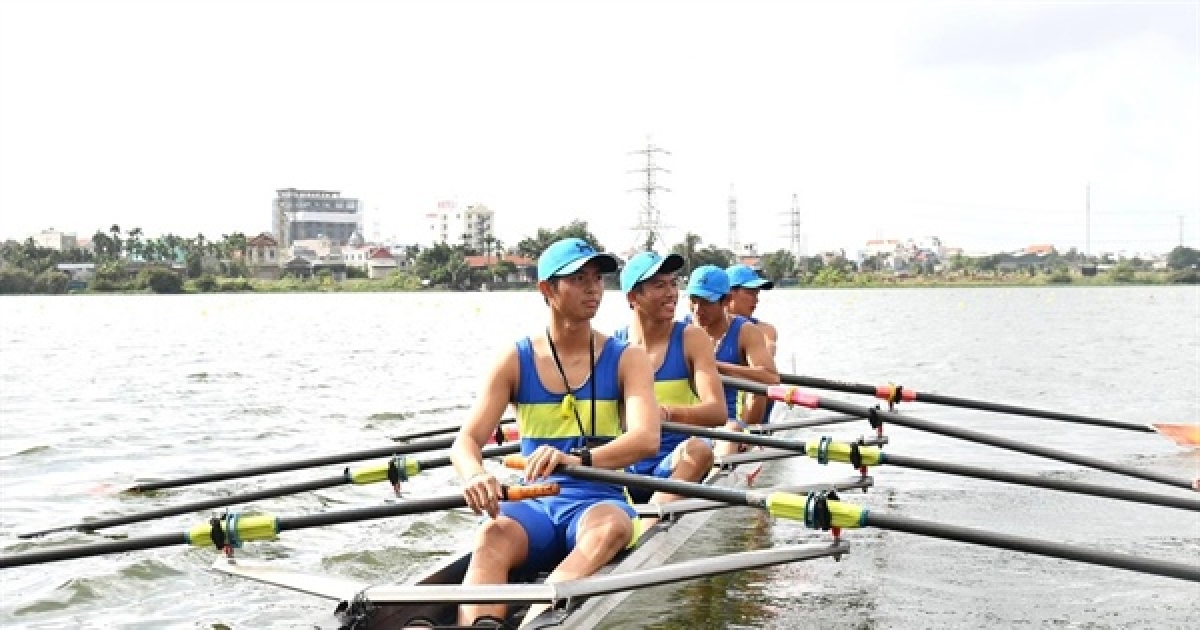 Rowing là môn đầu tiên trong chương trình đại hội kết thúc thi đấu