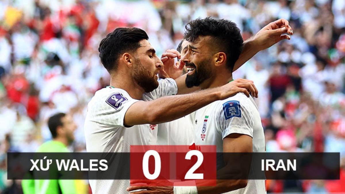 Các cầu thủ Iran đã rất xúc động sau trận thắng Xứ Wales (Ảnh: Internet)