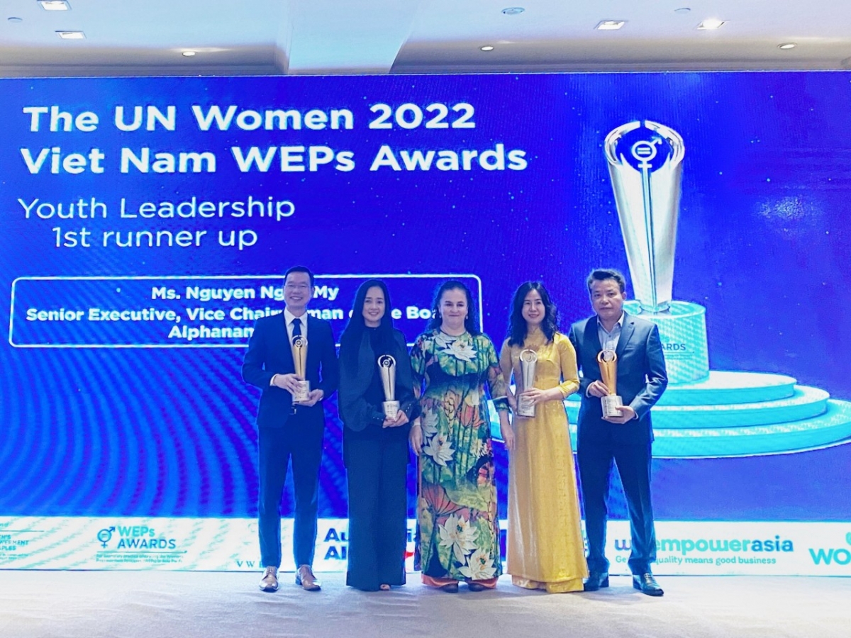 Công ty, cá nhân đoạt giải thưởng WEPs Awards 2022 ở hạng mục "Lãnh đạo cam kết thúc đẩy bình đẳng giới"