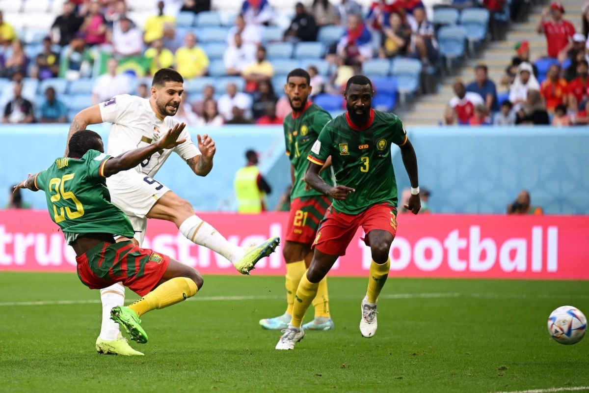 Cameroon 3-3 Serbia (ảnh: Fifa World cup)