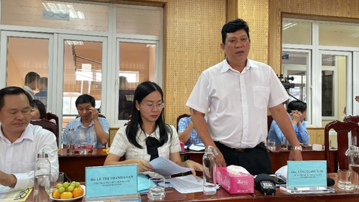 Ông Lăng Quang Vinh - Phó Giám đốc BHXH tỉnh Bình Phước