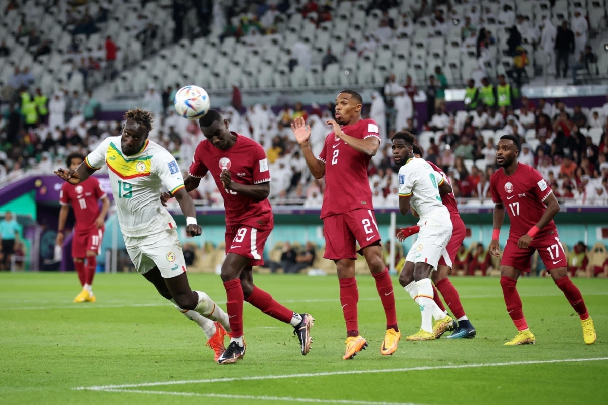 Senegal đánh bại Qatar với tý số 3-1. Ảnh Reuters