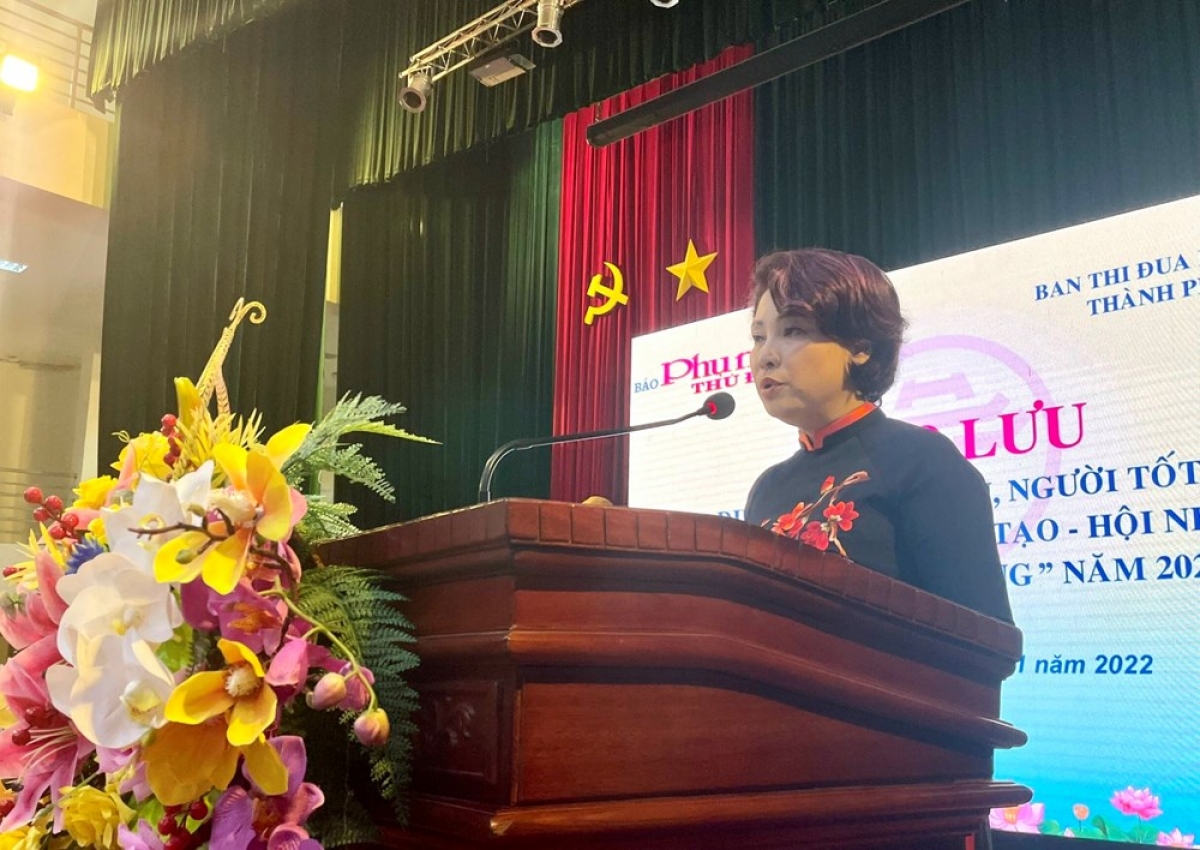 Bà Lê Quỳnh Trang, Tổng biên tập Báo Phụ nữ Thủ đô 