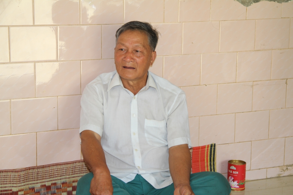 Ông Bàn Văn Xin, Chi hội trưởng NCT bản Pa Hốc, xã Phiêng Luông, huyện Mộc Châu, tỉnh Sơn La