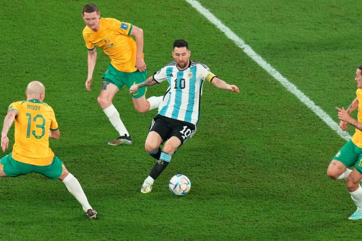 Messi có bàn thắng thứ 9 qua các kỳ World Cup (Ảnh: Internet)