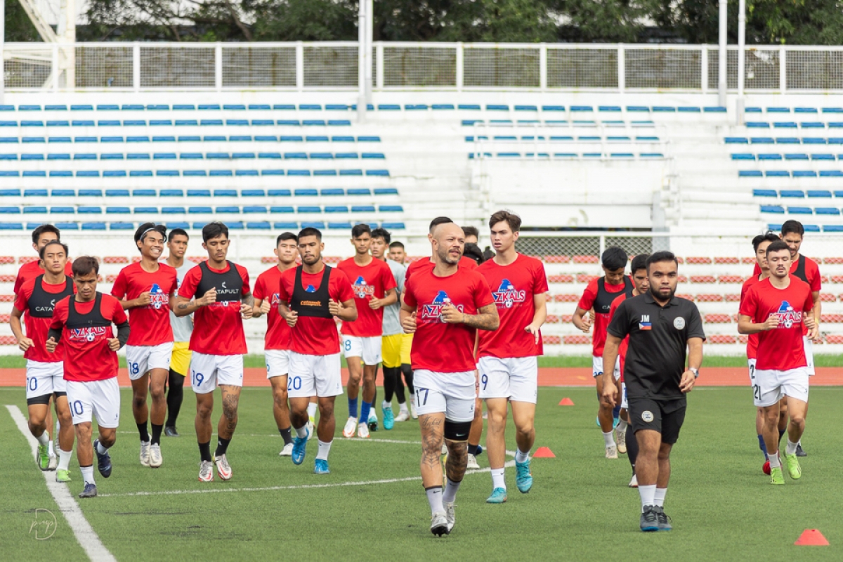 ĐT Philippines có nhiều cầu thủ mang dòng máu châu Âu (Ảnh - LĐBĐ Philippines)