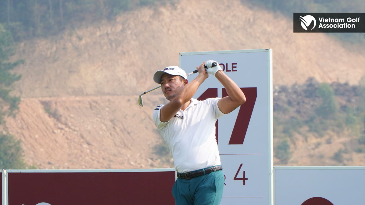 Golfer Park Sang Ho vươn lên nhóm đầu sau ngày thi đấu thứ ba