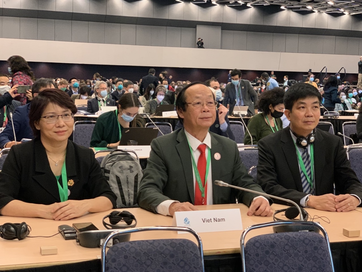 Thứ trưởng Bộ Tài nguyên và Môi trường Võ Tuấn Nhân cùng Đoàn Việt Nam tham dự Phiên họp cấp cao tại COP 15 CBD