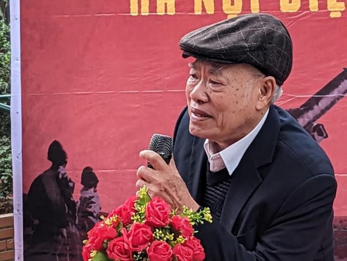 Ông Trần Nhật Tân, cựu chiến binh kể chuyện bộ đội tên lửa hạ B52