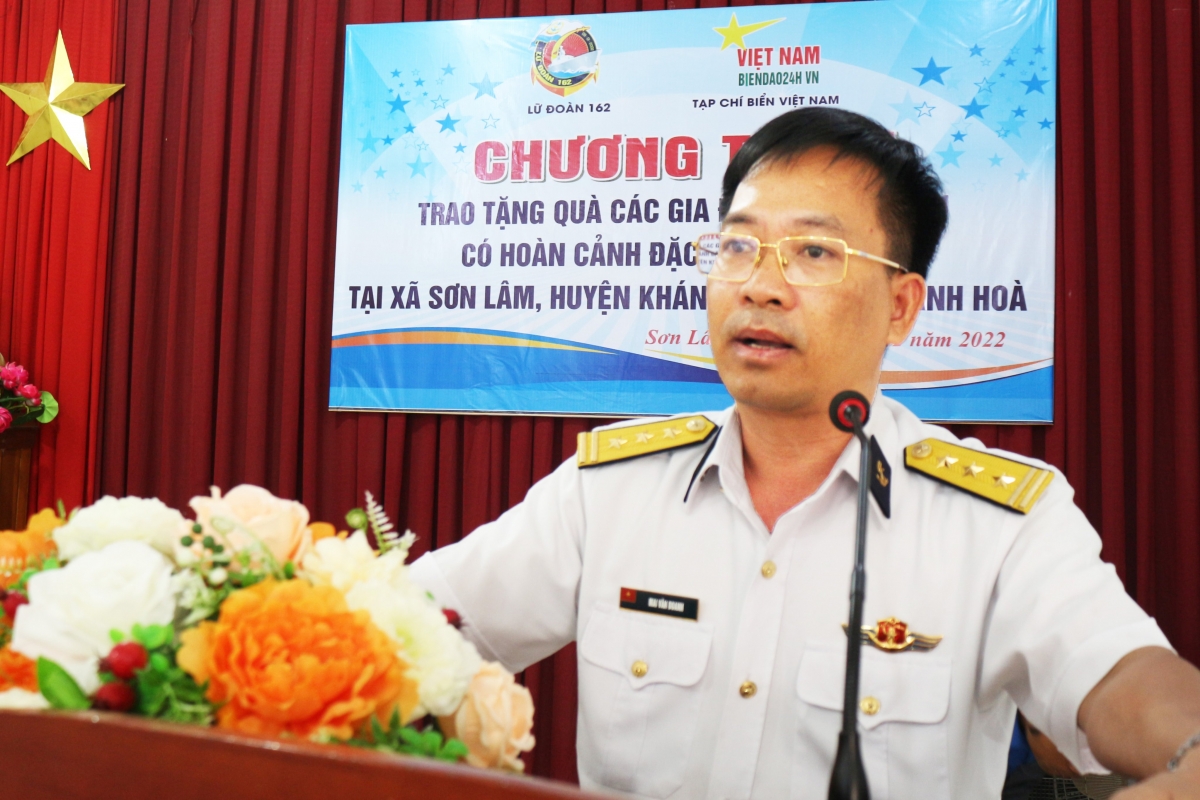 Thượng tá Mai Văn Doanh, Phó Chính uỷ Lữ đoàn 162, Vùng 4 Hải quân