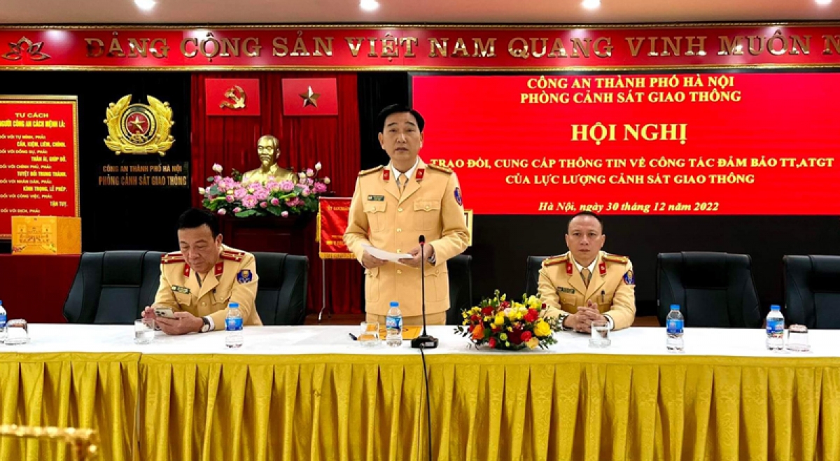Đại tá Trần Đình Nghĩa, Trưởng phòng Cảnh sát giao thông thông tin tại hội nghị
