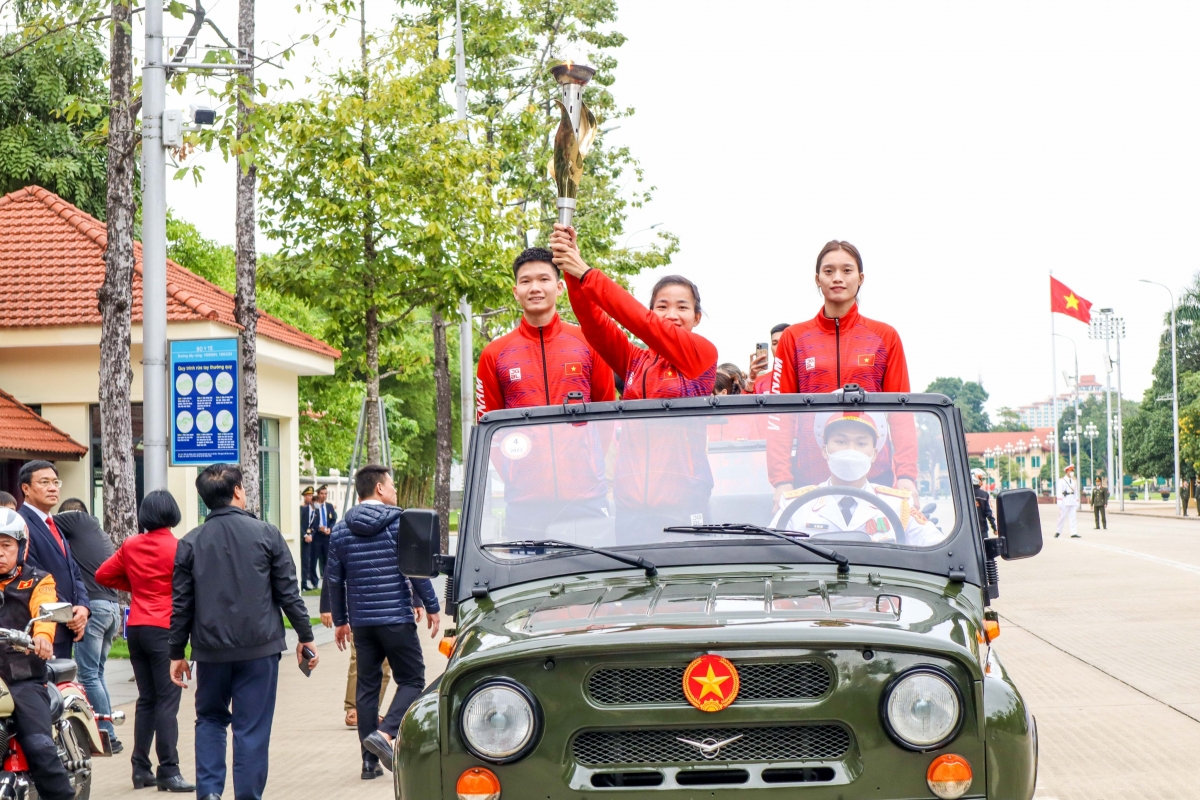 Ngọn đuốc được rước về Quảng Ninh và được lưu giữ đến ngày khai mạc Đại hội Thể thao toàn quốc lần thứ IX