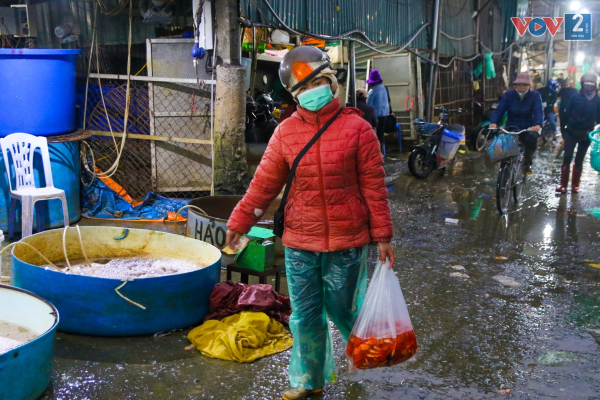 Những túi cá lớn khoảng 20 - 25kg được nhiều tiểu thương nhập về bán lẻ tại các chợ trên địa bàn TP. Hà Nội.