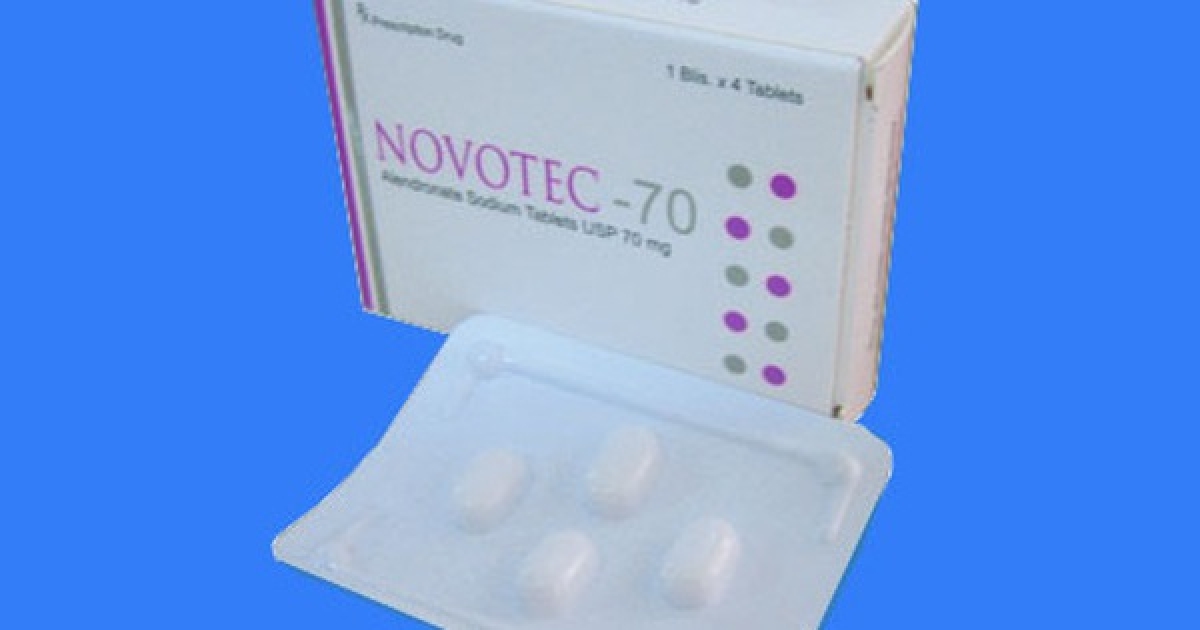 Thuốc điều trị loãng xương Novotec-70 vi phạm chất lượng mức độ 2