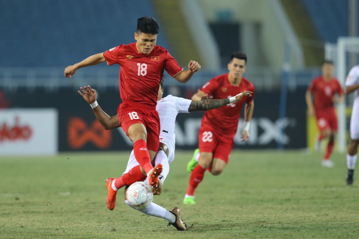 Tuấn Hải giúp tuyển Việt Nam vươn lên dẫn trước ngay ở phút thứ 8