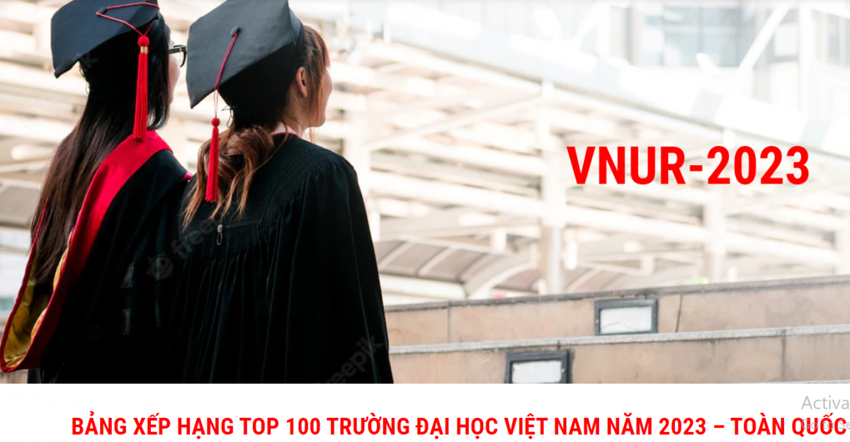 VNUR công bố xếp hạng 100 trường Đại học Việt Nam