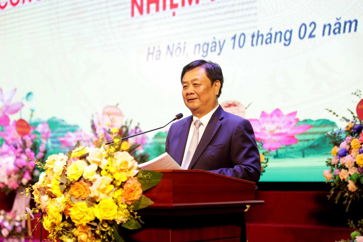 Bộ trưởng Bộ NN và PTNN Lê Minh Hoan phát biểu tại buổi Lễ 