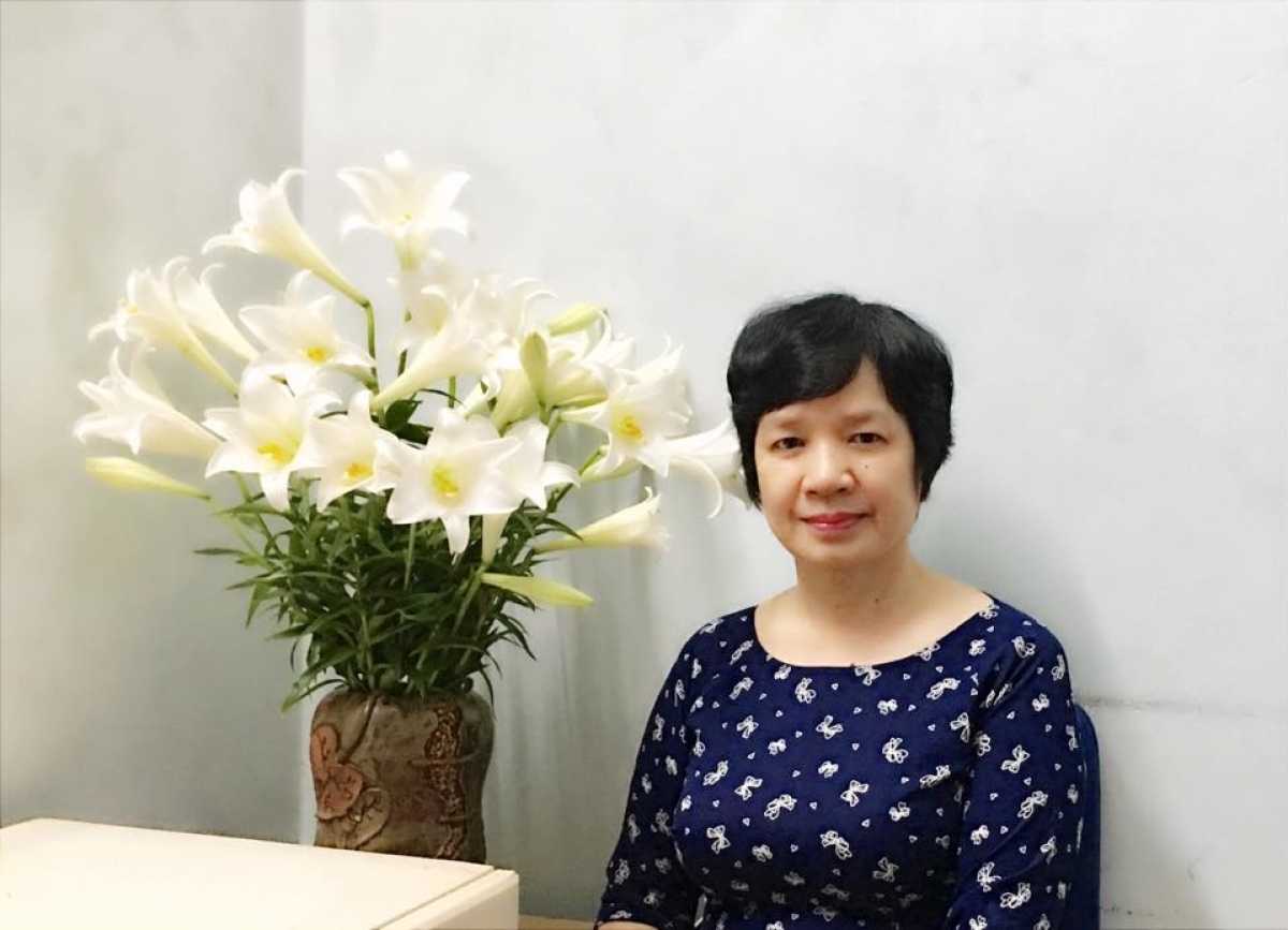 Cô Trịnh Thu Tuyết, nguyên giáo viên môn Văn, Trường THPT Chu Văn An, Hà Nội