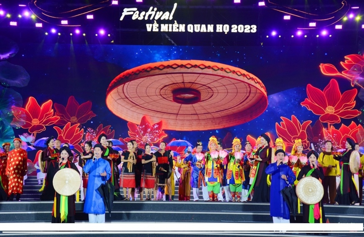 Sự kết hợp giữa làn điệu dân ca quan họ Bắc Ninh với các di sản văn hóa phi vật thể của Việt Nam được UNESCO ghi danh