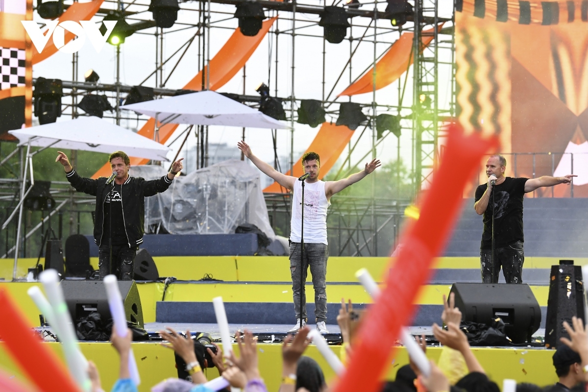 Tháng 8/2022, ban nhạc 911 từng đến biểu diễn tại Việt Nam trong sự kiện HAY Glamping Music Festival. Ảnh: Hà Phương/ VOV.vn