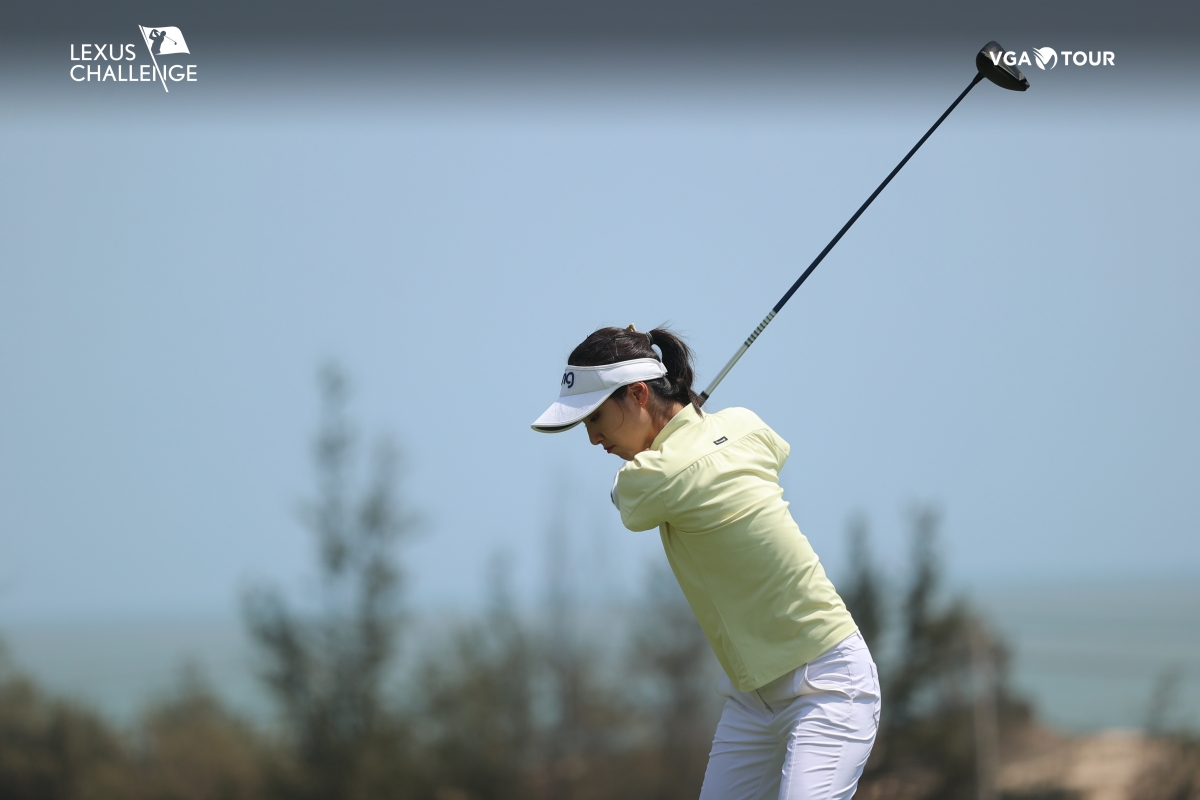 Lina Kim đạt thành tích tốt nhất trong các golfer nữ ở ngày thi đấu thứ hai