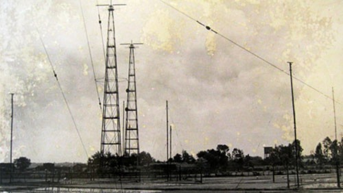 Hệ thống anten phát sóng Đài Mễ Trì trong những năm chiến tranh