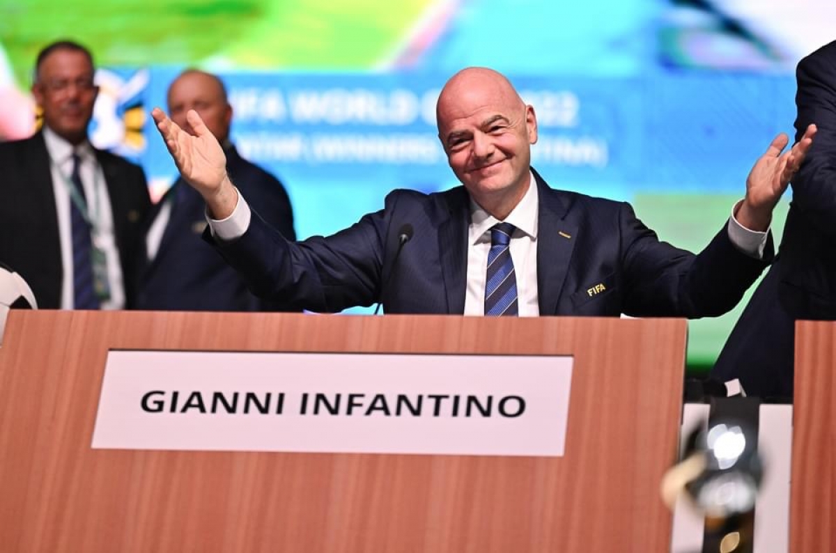Ông Gianni Infantino tái đắc cử Chủ tịch FIFA nhiệm kỳ 2023- 2027.