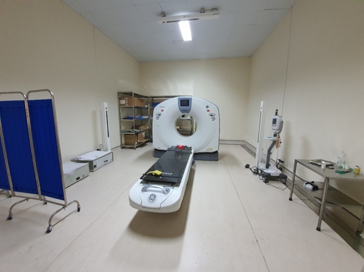 Máy CT mô phỏng của Bệnh viện ĐK tỉnh Thái Bình bỏ không nhiều tháng nay