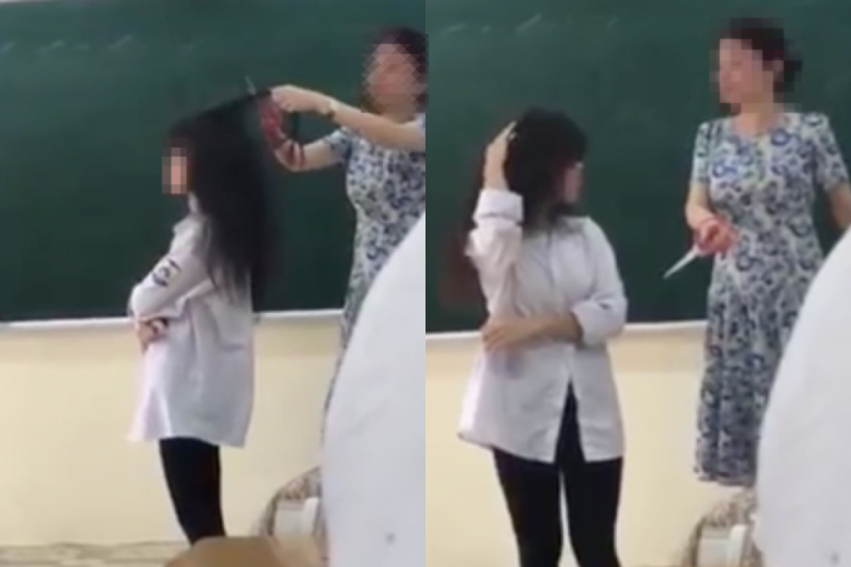 Vụ giáo viên cắt tóc học sinh ngay trên lớp gây xôn xao dư luận những ngày qua