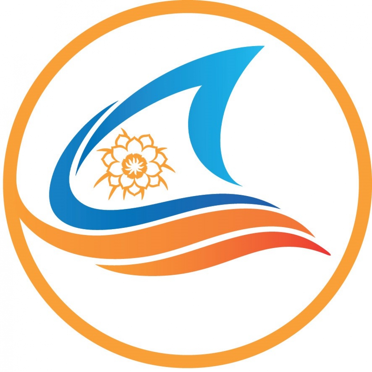 Logo năm Du lịch quốc gia 2023: Bình Thuận - Hội tụ xanh