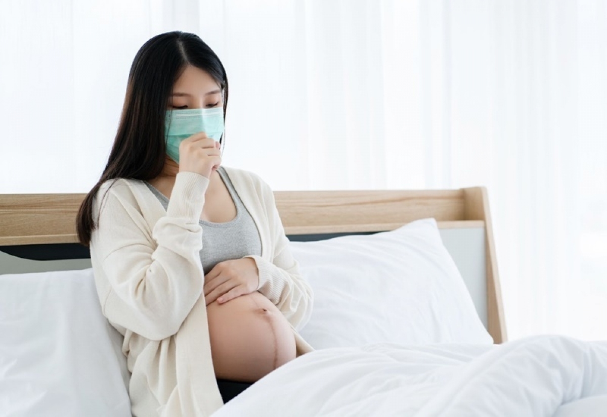Thời kỳ mang thai, các mẹ bầu dễ bị nhiễm các bệnh về đường hô hấp 