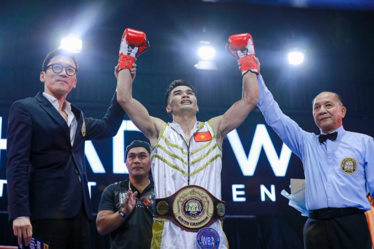 võ sĩ Nguyễn Ngọc Hải cũng giành đai vô địch WBA Nam Á hạng cân super-lightweight