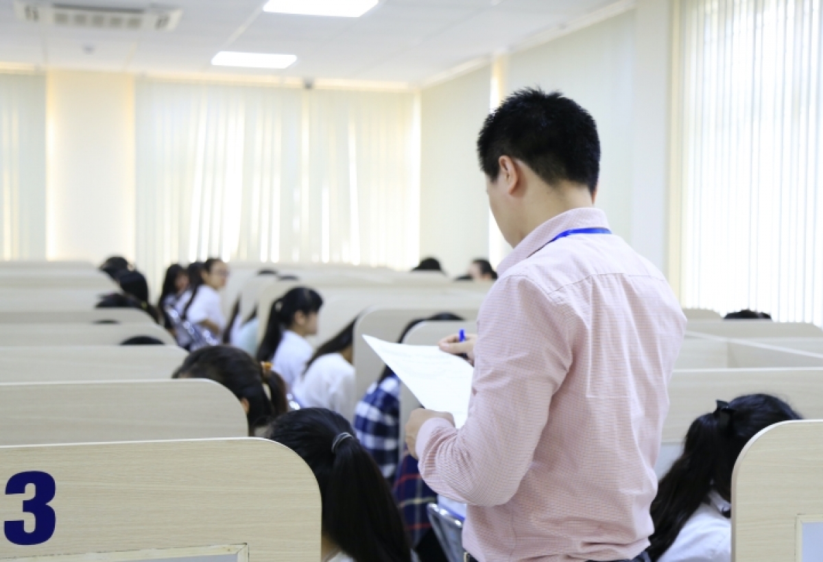Thí sinh dự thi đánh giá năng lực Đại học Quốc gia Hà Nội. (Ảnh minh hoạ: VNU)