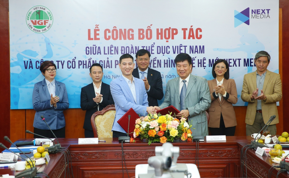 Ký kết hợp tác giữa Liên đoàn Thể dục Việt Nam và Next Media