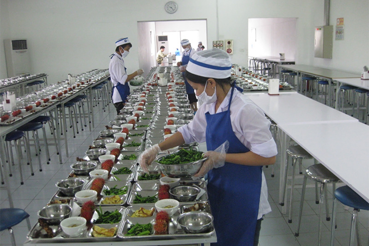 Bếp ăn tập thể cần đáp ứng các yêu cầu về an toàn thực phẩm theo quy định của Bộ Y tế
