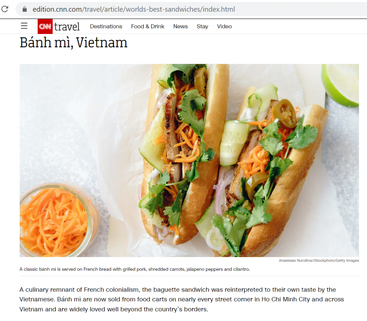 Bánh mì Việt Nam - Top 5 món bánh mì ngon nhất thế giới | VOV2.VN