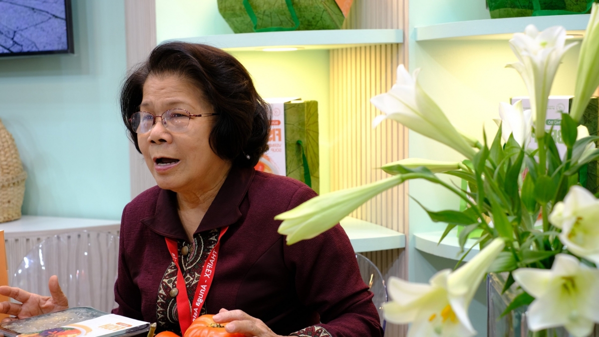 Bà Vũ Kim Hạnh - Chủ tịch Hội Doanh nghiệp hàng Việt Nam chất lượng cao