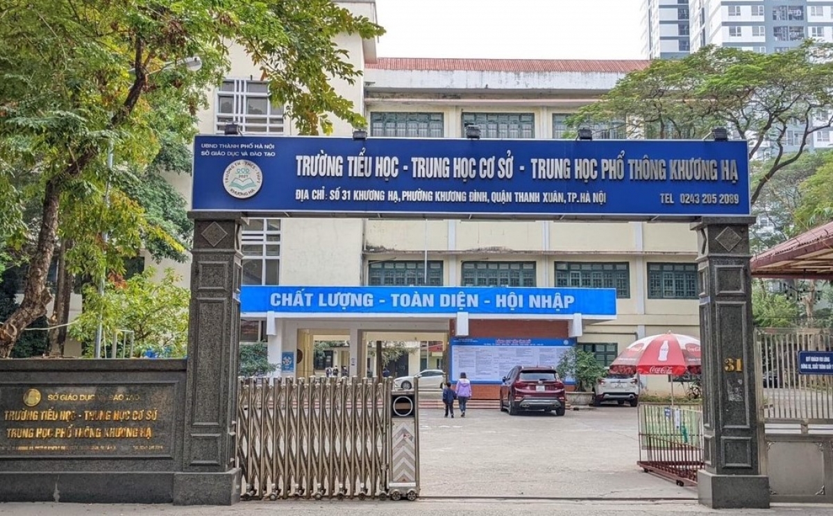 Trường Tiểu học-THCS-THPT Khương Hạ thành lập năm 2021 và được được kế thừa vị trí và cơ sở vật chất của Trường Trung cấp sư phạm mẫu giáo