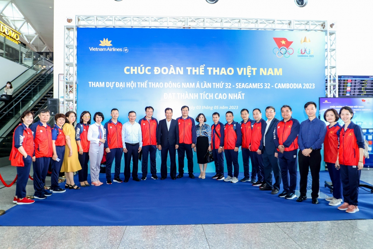 Lãnh đạo Tổng cục TDTT và cán bộ Đoàn TTVN tham dự SEA Games 32