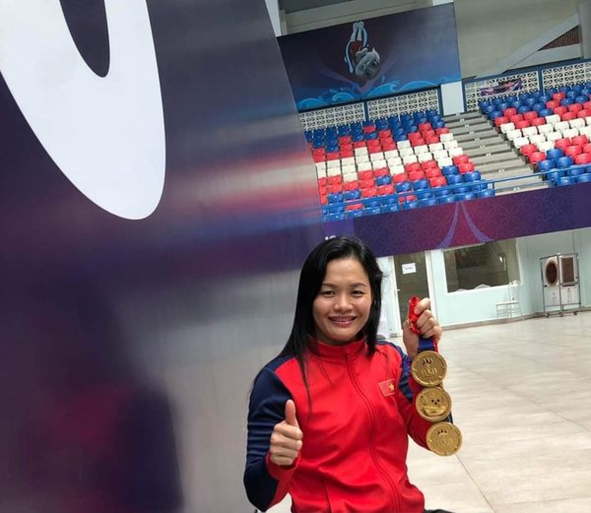 VĐV Trịnh Thị Bích Như giành được 7 huy chương trong 7 nội dung tranh tài và thiết lập 3 kỷ lục mới của ASEAN Para Games.