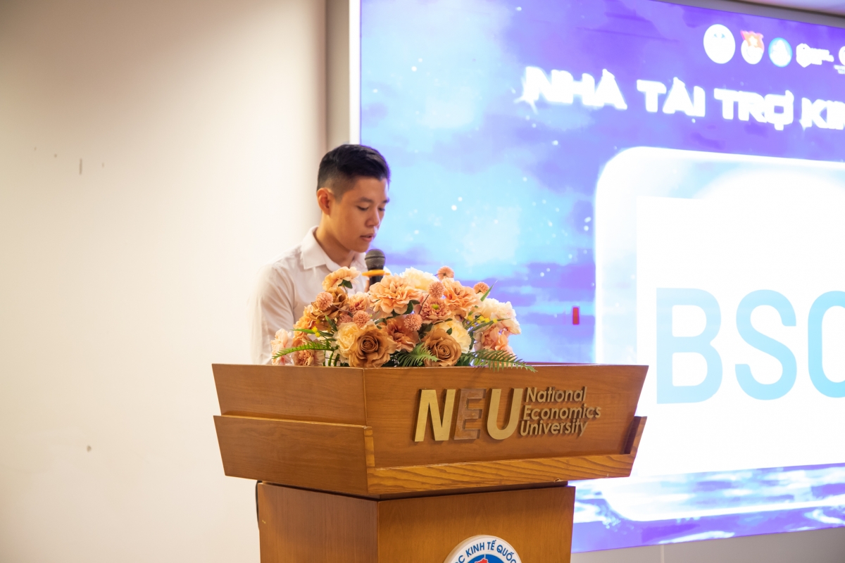 Ông Dương Quang Minh, đại diện Công ty Cổ phần Chứng khoán
Ngân hàng Đầu tư và Phát triển Việt Nam (BSC) tại Lễ phát động