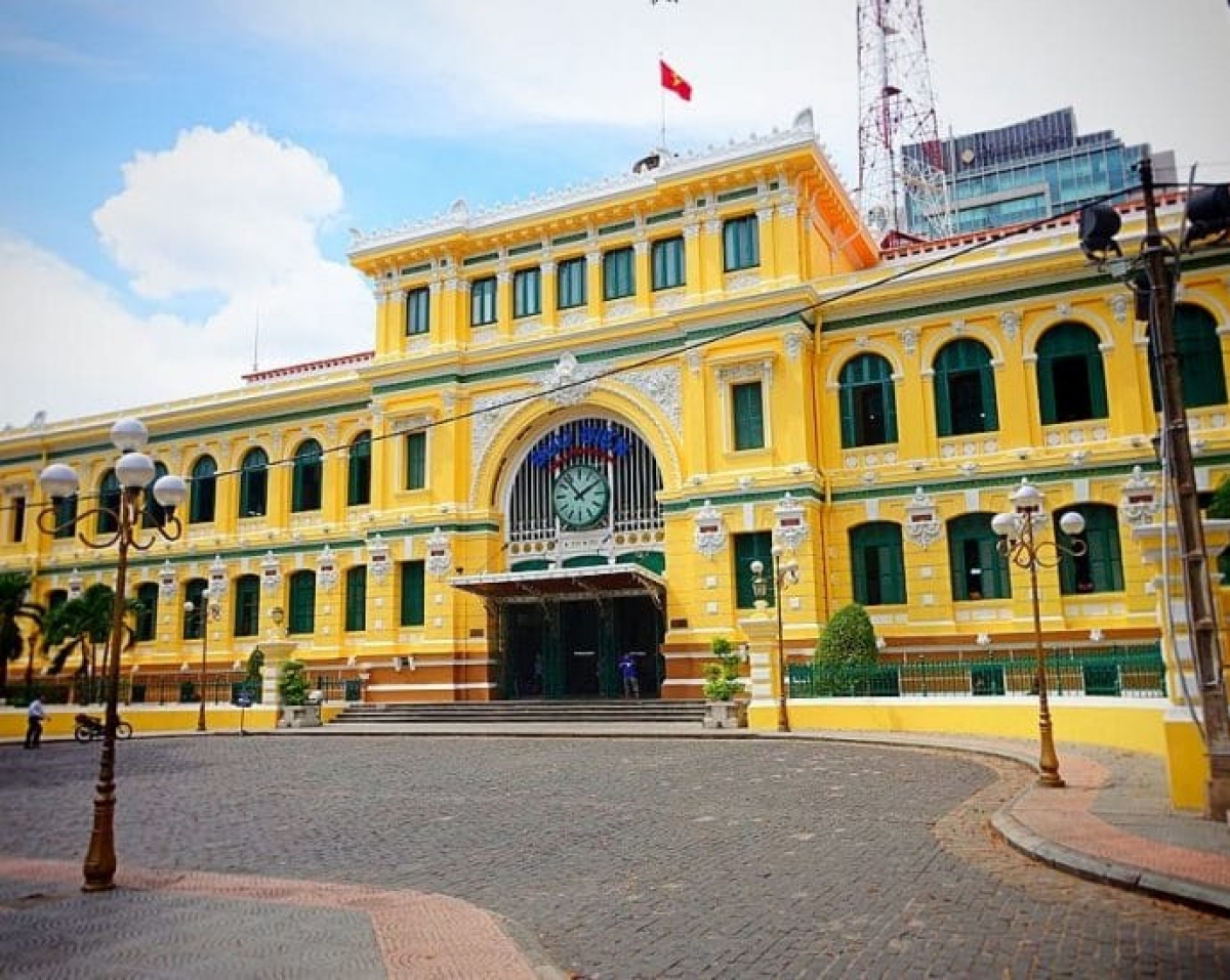 Bưu điện thành phố Hồ Chí Minh. Ảnh: TTXTDL TP HCM