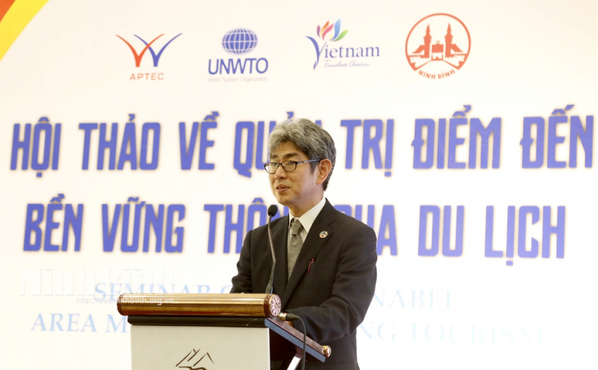 Ông Katsuhisa Ishizaki, Phó Giám đốc Văn phòng hỗ trợ khu vực châu Á - Thái Bình Dương, Tổ chức Du lịch Thế giới