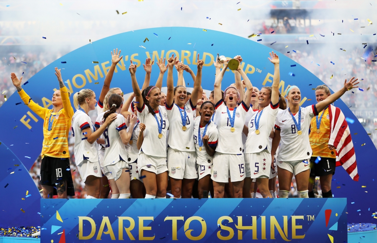 Đội tuyển nữ Mỹ đã vô địch World Cup vào các năm 1991, 1999, 2015 và 2019 (Ảnh: FIFA)