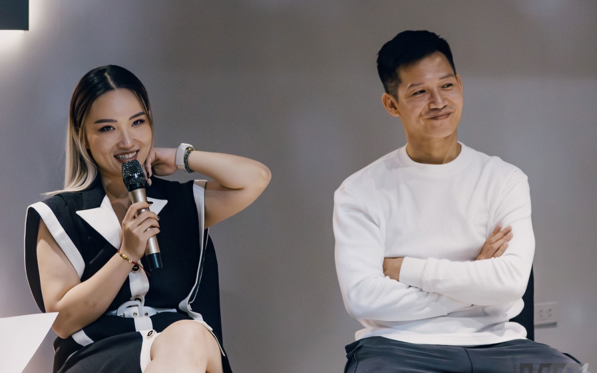 Hai biên đạo Nguyễn Viết Thành và Chu Quỳnh Trang, những người khởi xướng chuỗi sự kiện "Hanoi Stars Dance Festival"