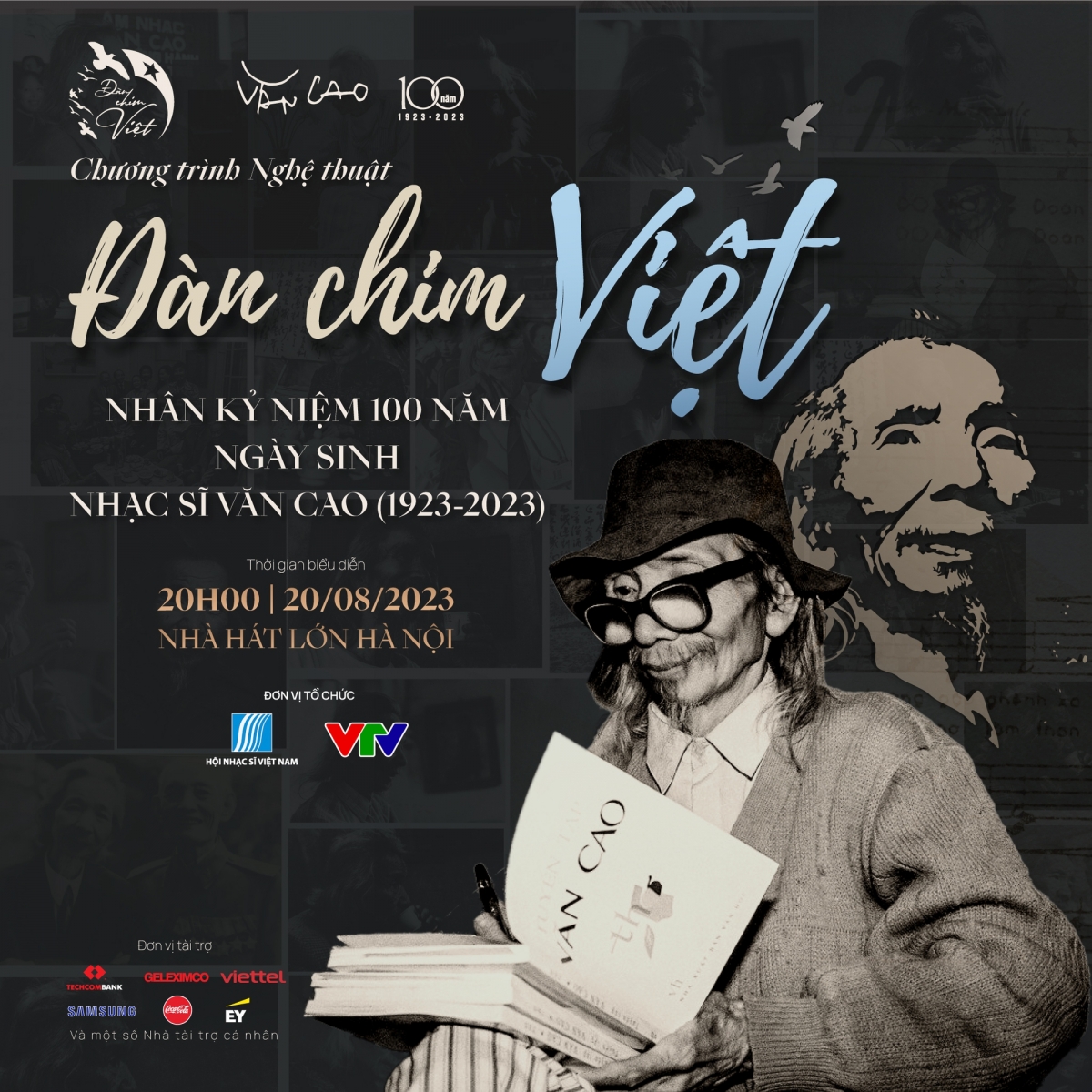 Chương trình "Đàn chim Việt" diễn ra vào 20h ngày 20/8 tại Nhà hát Lớn Hà Nội
