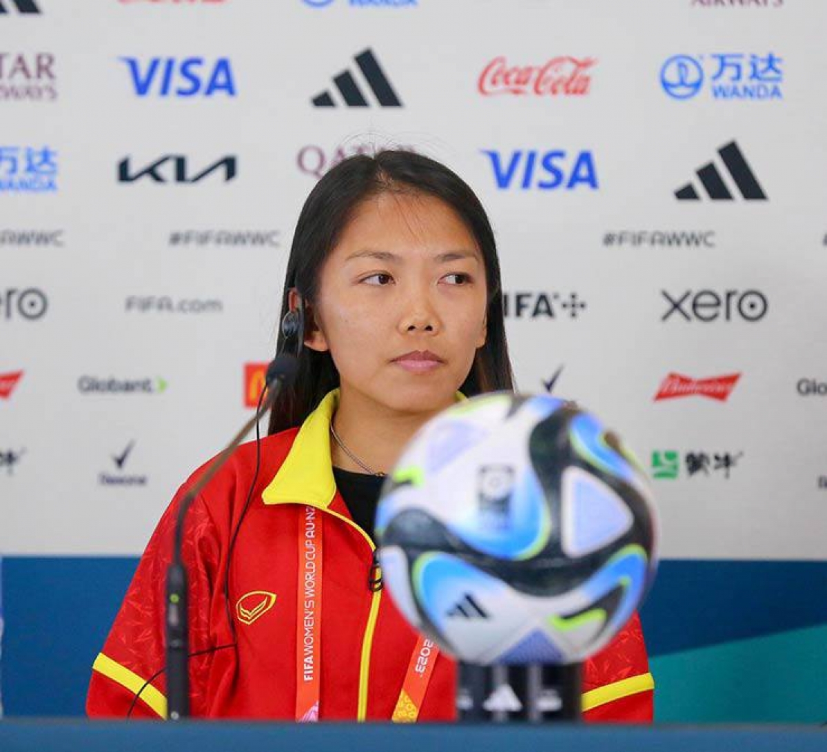 Huỳnh Như khẳng định: "Mỗi trận đấu là chiến hết mình để mang hình ảnh bóng đá nữ Việt Nam đến với người hâm mộ trên toàn thế giới".