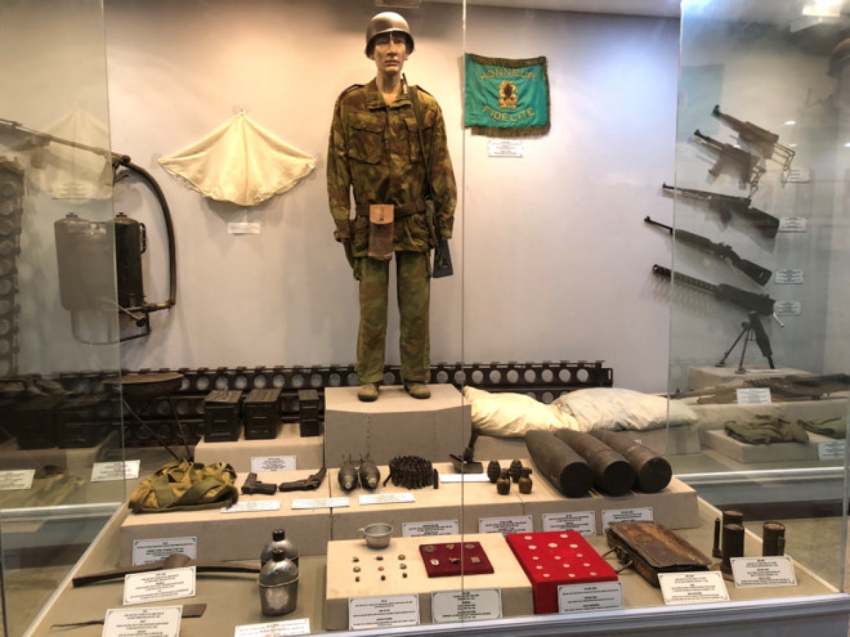 Một gian trưng bày tại bảo tàng Chiến thắng Lịch sử Điện Biên Phủ