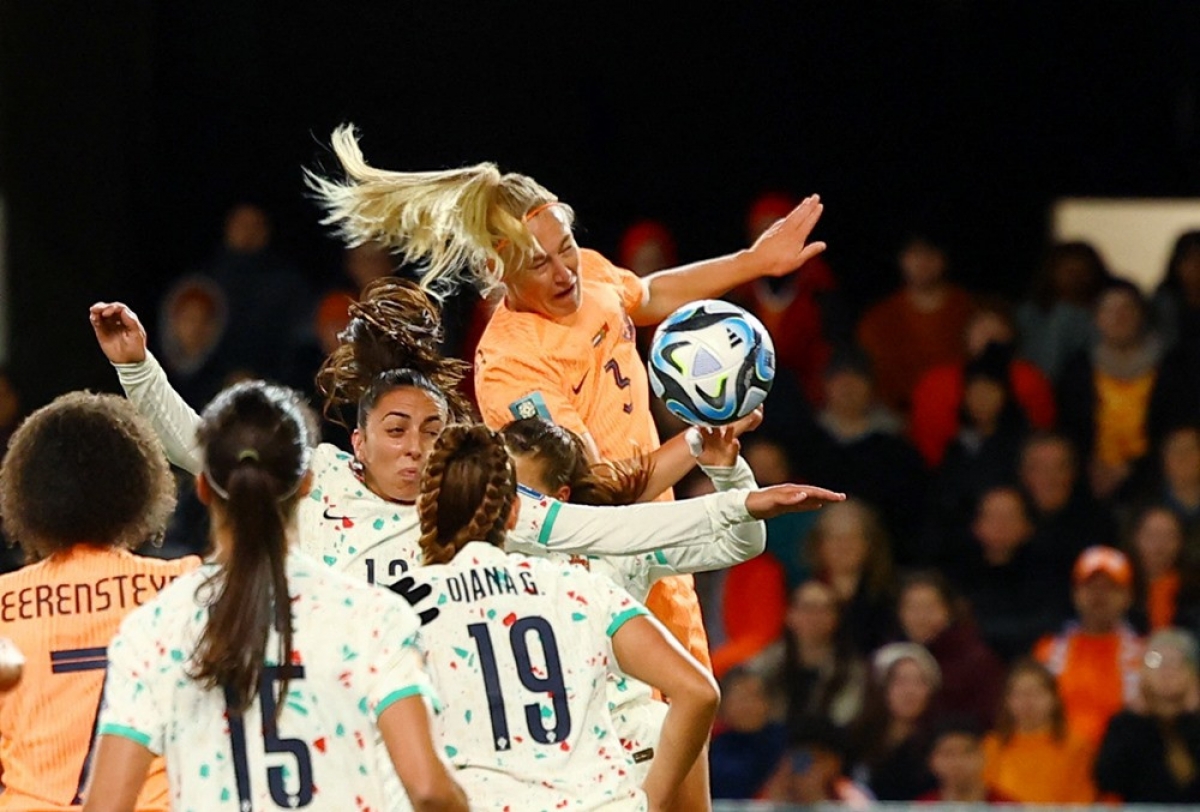 Tuyển nữ Bồ Đào Nha thua 0-1 trước tuyển Hà Lan trong trận ra quân
